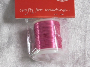 Beading Wire 26 Gauge Pink 30m